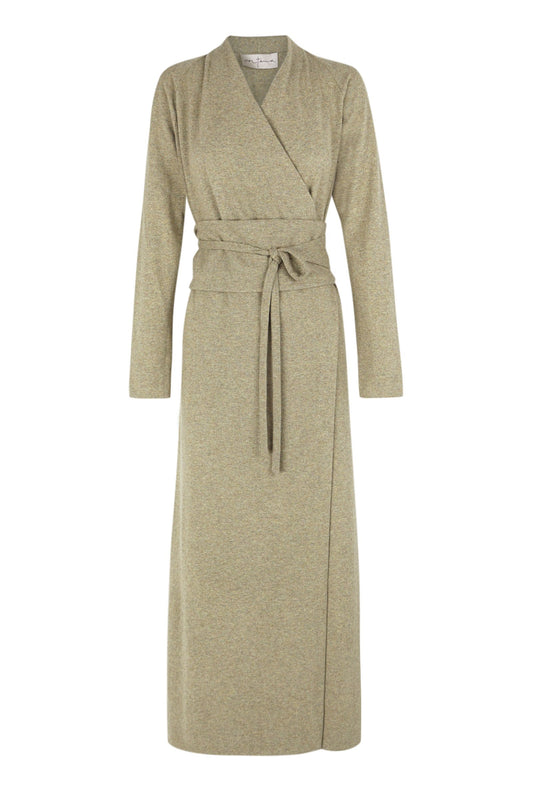 Melange, virgin wool and cashmere dress