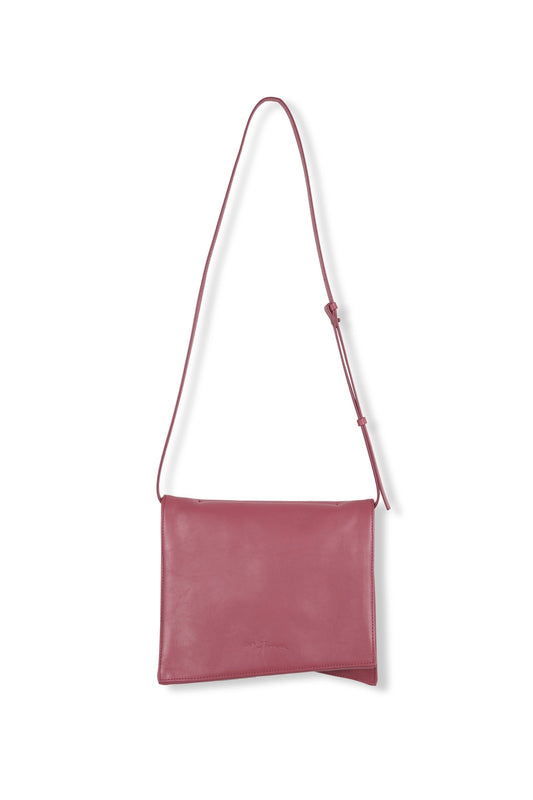 Modular, strawberry leather bag
