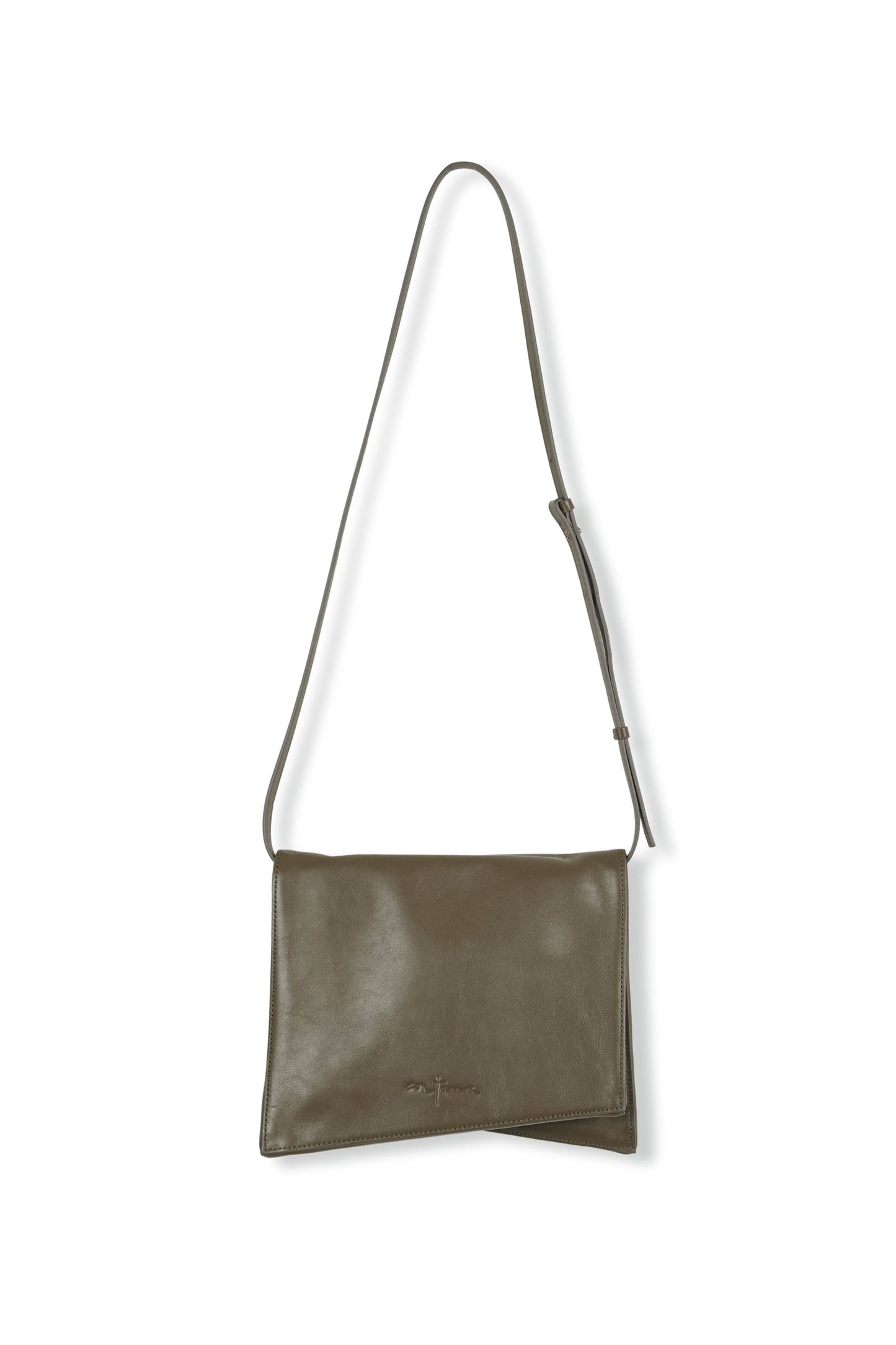 Modular, khaki leather bag