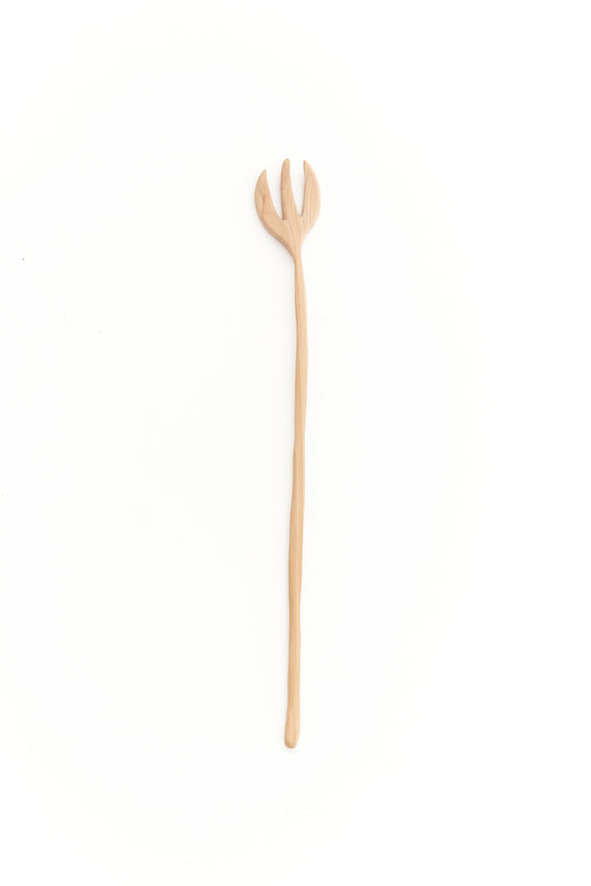 Tenedor de madera para ensaladas