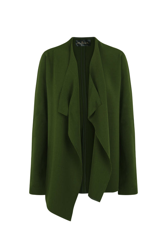 Sienna, green jacket