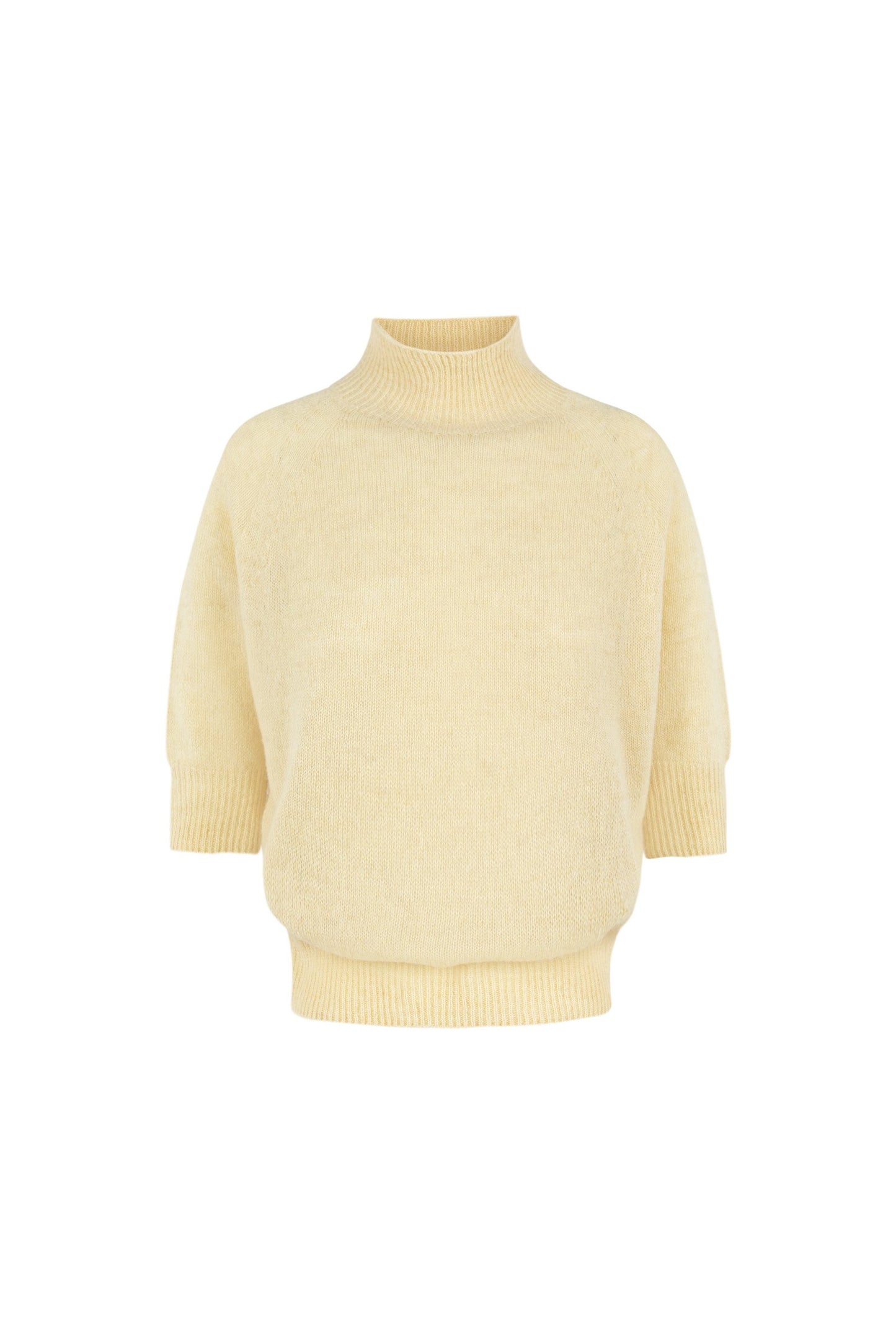 Silvana, vanilla alpaca, silk and cashmere sweater