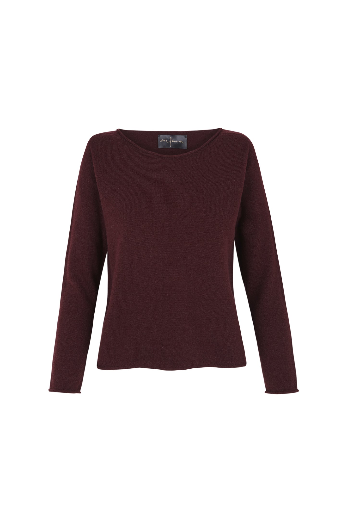 Viento, maroon cashmere jumper