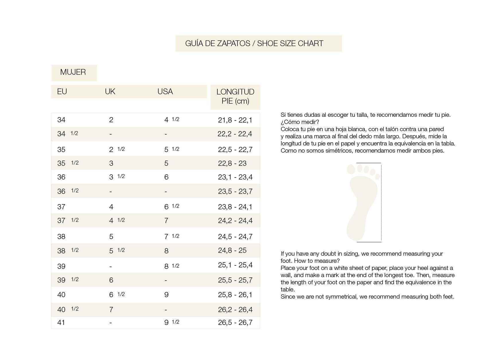 Size guide